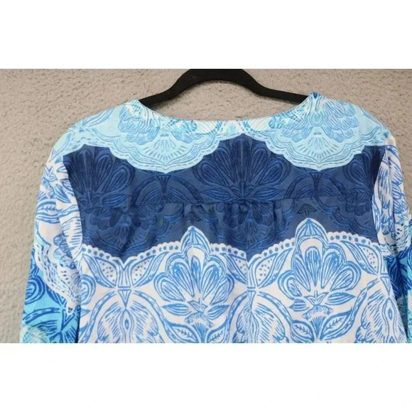 Land's End Long Sleeve Button Down Blouse-Size 18 - Picture 4 of 7